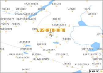 map of Loskatukhino