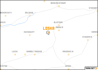 map of Loska