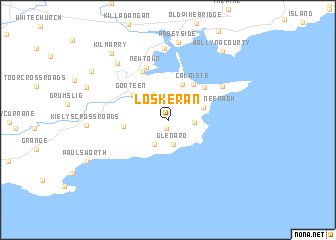 map of Loskeran