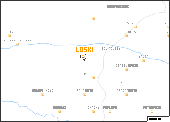 map of Loski