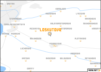 map of Loskutova