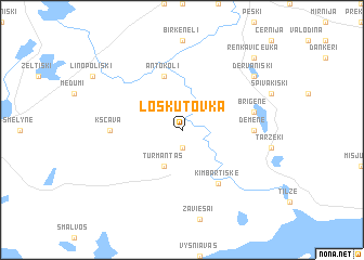 map of Loskutovka