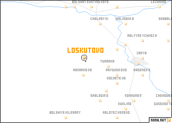 map of Loskutovo