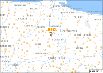 map of Loskū