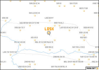 map of Losk