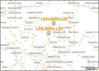 map of Los Ladrillos
