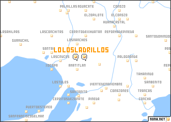 map of Los Ladrillos