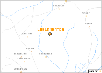 map of Los Lamentos