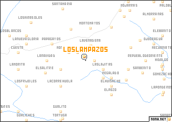 map of Los Lampazos