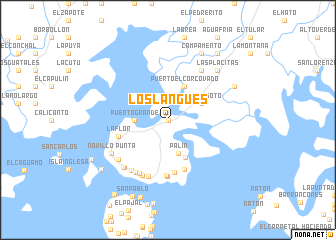 map of Los Langues