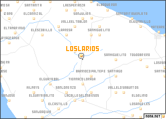 map of Los Larios