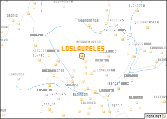 map of Los Laureles