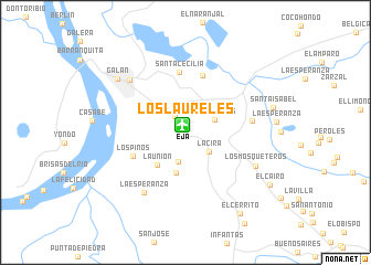 map of Los Laureles