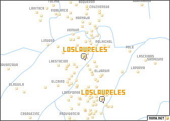 map of Los Laureles