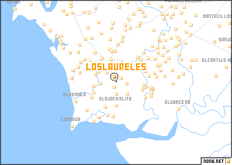 map of Los Laureles