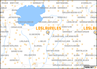 map of Los Laureles