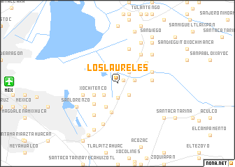 map of Los Laureles