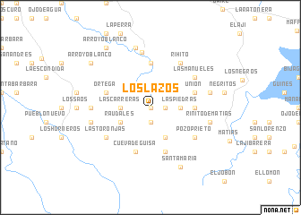 map of Los Lazos