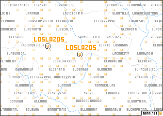 map of Los Lazos