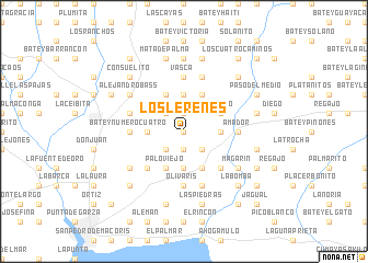 map of Los Lerenes