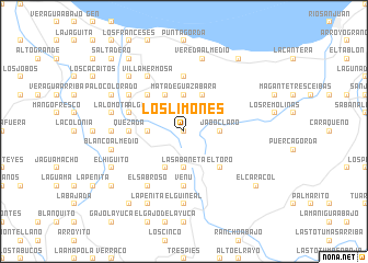 map of Los Limones