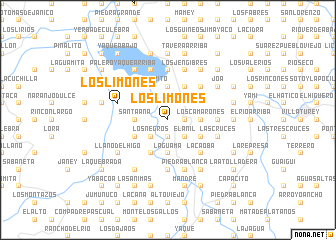 map of Los Limones