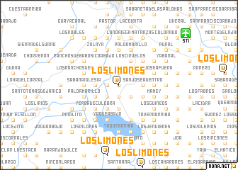 map of Los Limones