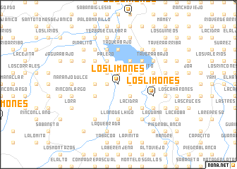 map of Los Limones