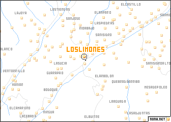 map of Los Limones