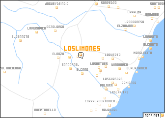 map of Los Limones