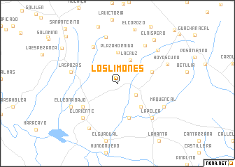 map of Los Limones