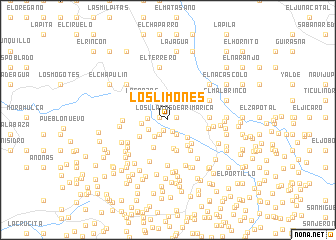 map of Los Limones