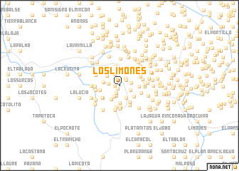 map of Los Limones