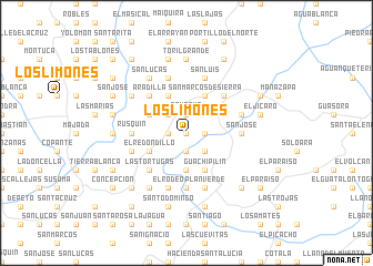 map of Los Limones