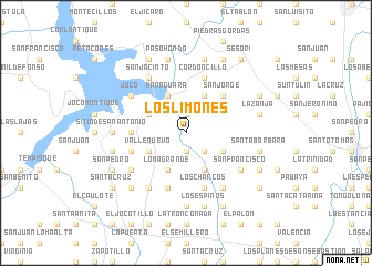 map of Los Limones