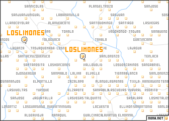 map of Los Limones