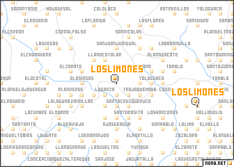 map of Los Limones