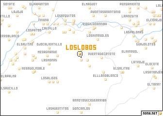 map of Los Lobos