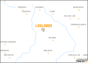 map of Los Lobos