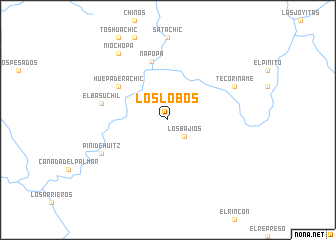 map of Los Lobos