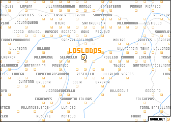 map of Los Lodos