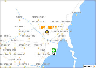 map of Los López