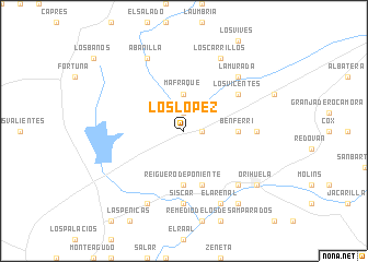 map of Los López