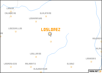 map of Los López