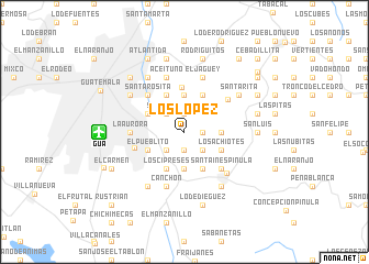 map of Los López