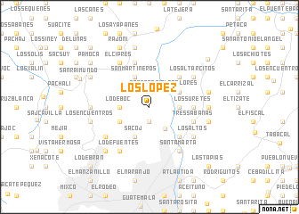 map of Los López