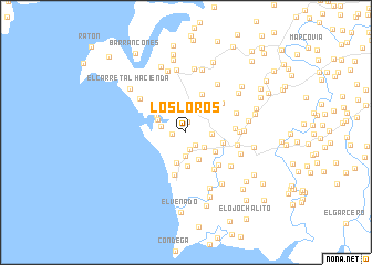 map of Los Loros