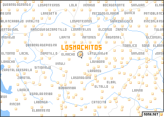 map of Los Machitos