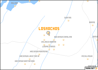 map of Los Machos