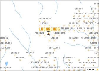 map of Los Machos